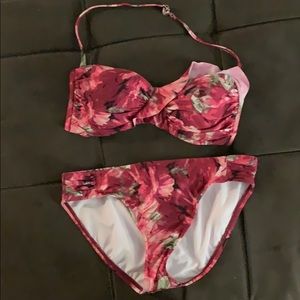 White House Black Market bandeau bikini